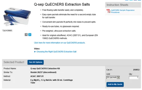 25852 QuEChERS SPE 