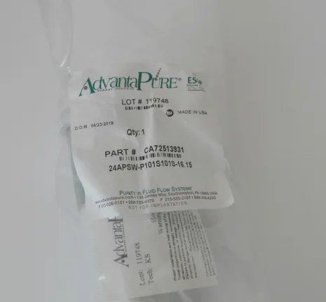 APSW-P, L=410,32mm (16,15") with fiiting TRICLAMP 101S-24S, 24APSW-P101S101S-16.15