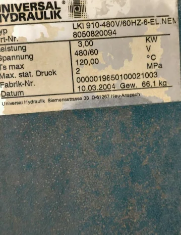 LKI 910-480V/60Hz -6 