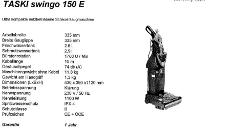 SWINGO 150E