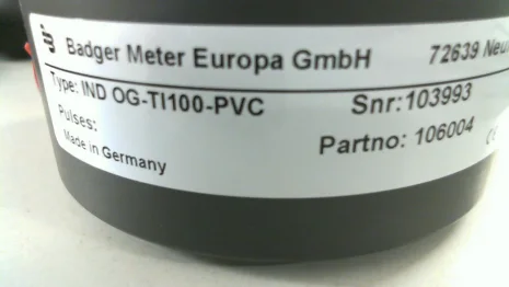 P/N 106004 Type: Industrial OG-TI100-PVC
