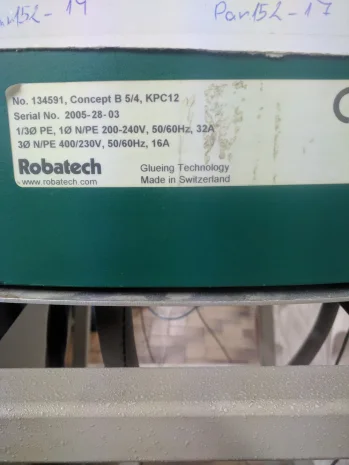 Nozzle  for No. 134591, Concept B 5/4, KPC12       S/N: 2005-28-03 