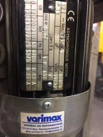 DS-Motor 0.12 kW, 2800 min-1, 3x230V/50Hz 