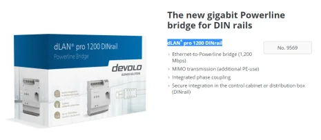 dLAN® pro 1200 DINrail  Obsolete 