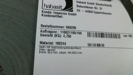 HAM -5P 3002324 841/B (1x100m)