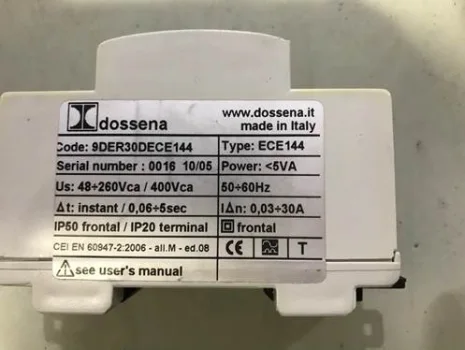 ECE144 obsolete, replaced by DER3/0D-SIDEL 