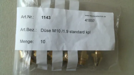 P/N: 001143, Type: M10 /1.9