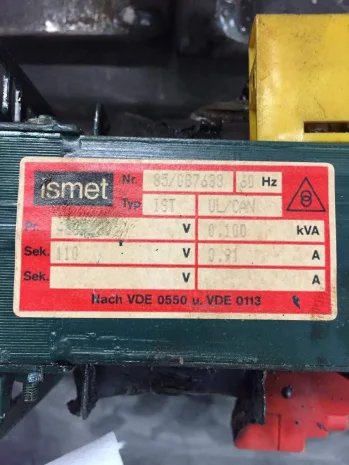 P/N: 85/087633, Type: IST UL/CAN obsolete (whole type IST), replacement P/N: 726149, Type: CSTN 100