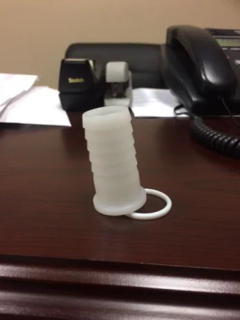 Hose connection, PVDF for TRFH 1200