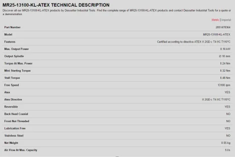 2051478364 / MR25-13100-KL-ATEX