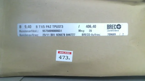 9,4 T1/5"/406,4-PAZ (160 xl 037)