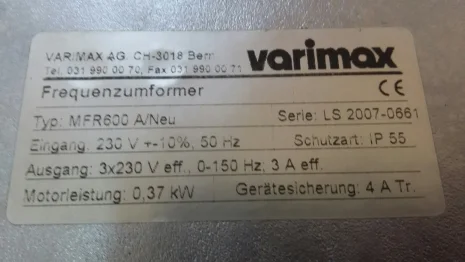 MFR600 A / Neu obsolete, replacement MFR 600-B / MFR 1500- B