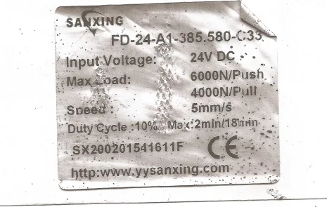 FD-24-A1-385.580-C33 obsolete, replace by set