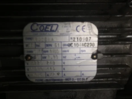 N: 210907    S/N: OC104AC230 