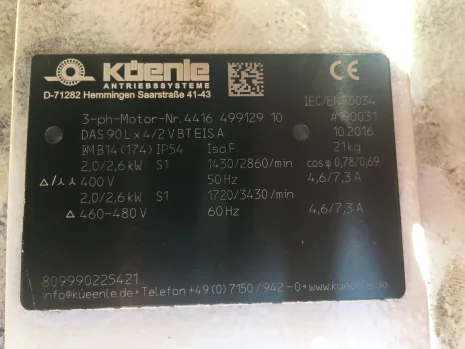 DAS 90 L x 4/2 V BT EIS A Artikel-Nr. 100031 