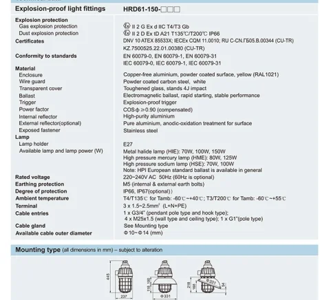 HRD61-150-HSE70L 