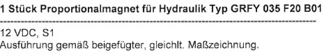 12VDC, S1 (Typ GRFY 035 F20 B01) 