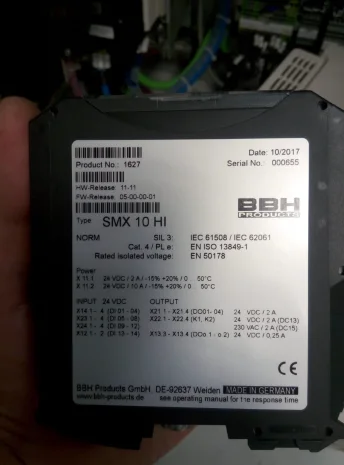 P/N:1627; Type: SMX10HI