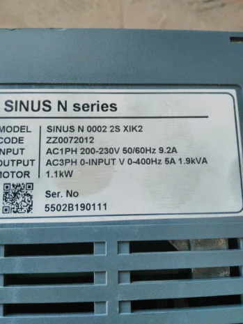 SINUS N 0002 2S XIK2