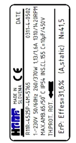 R11R-4525P-4M-5765 / 0311-4-0502