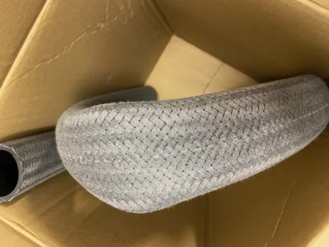 steam hose with textile cover DN 55