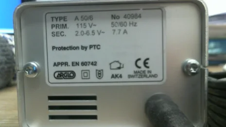 P/N: 600.1501 Type: A 50/6 (115 V)
