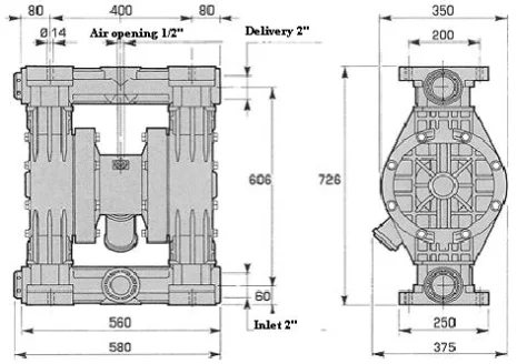 CENTRAL BODY FOR PUMP 502 