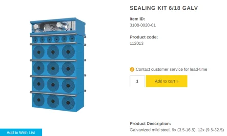 112013 / SEALING KIT 6/18 GALV