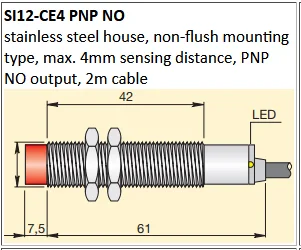 SI12-CE4 PNP NO
