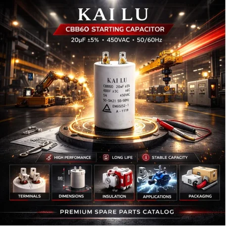 CBB50 20uF+-5% 450VAC