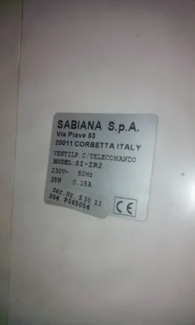 Control plate for SI-IE2 obsolete, replaced by FLY CVP HIGH WALL FAN COILS 