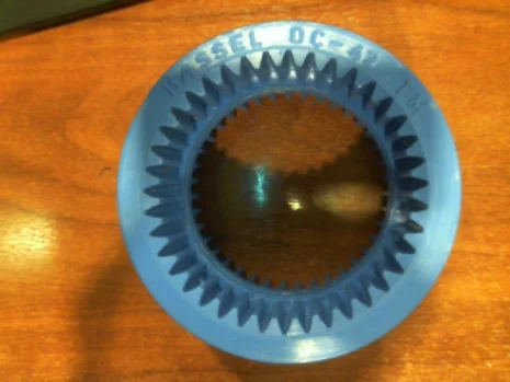 elastic coupling for the DC-42
