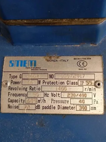 SERVO VENTILATION KIT 160