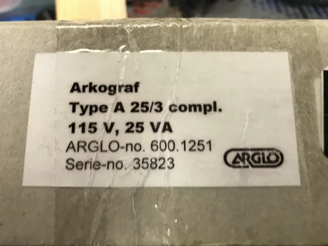A25/3 obsolete/alternative Arkograf Type A 50/6, komplett