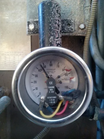 THERMOMETERS Ø 150 0+120°C ST.ST. CASE 