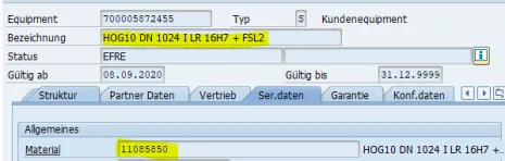 HOG10 DN 1024 I LR 16H7 + FSL2 / 700005872455