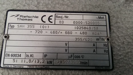 SAH 355 (01) REPLACED BY 2BH205402AAPQ7AA (G-2BH2) or 2BH205402AAPP7AA (G-2BH2) 