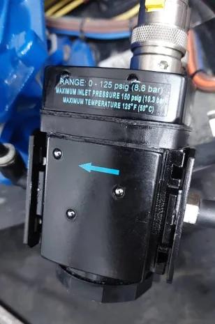 24 bar volt step pressure valve 0-125 psig ( 8.6 bar)