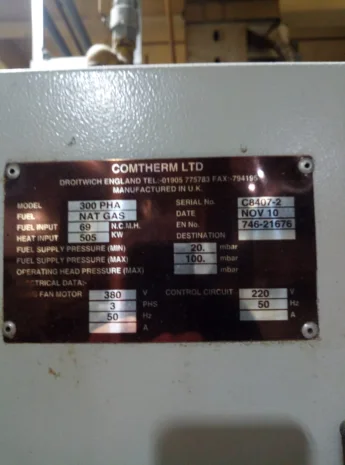 Model:300 PHA  S/N: C8407-2