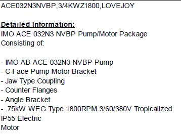 ACE 032N3 NVBP