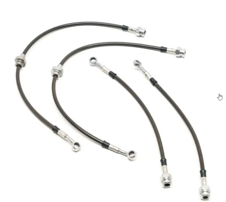 Braided Brake Hoses for Peugeot 106, inc. S16, GTI & Rallye