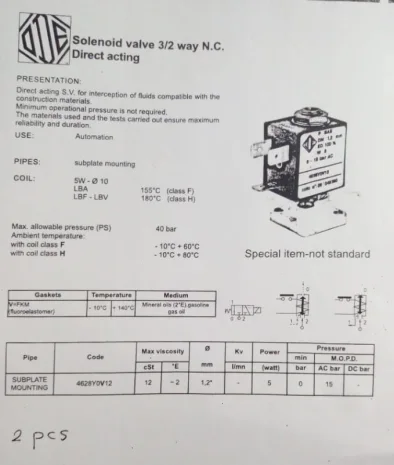 OD 4628Y0V12 220VAC