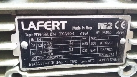 AMHE100LBA4  IEC60034 