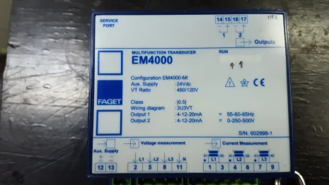 FAGET EM 4000    S/N: 602998-1 - oboslete , replaced by MT400 