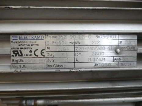 3VZ 90-L2-C not available, can be replaced by complete motor AP2.20D2N23