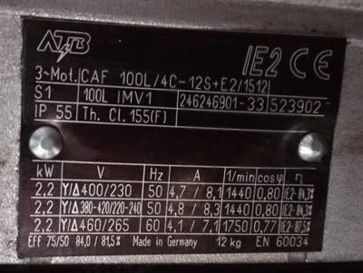 CAF 100L/4C - 12S+E2/1512  OEM for SCHMALENBERGER GMBH & CO.