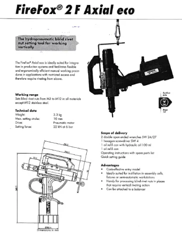 FIREFOX® 2 F AXIAL ECO - M 6 
