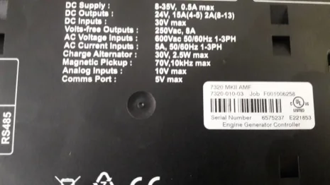 7320 MKII AMF S/N:6575237  E221853
