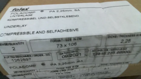 Folacomp PA 1060 x 730 x 2,25 mm
