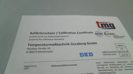 8000282 DAkkS - Calibration Certificate